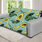 Banana Leaf Avocado Pattern Print Futon Protector