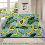 Banana Leaf Avocado Pattern Print Futon Protector