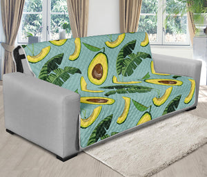 Banana Leaf Avocado Pattern Print Futon Protector