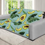 Banana Leaf Avocado Pattern Print Futon Protector