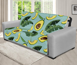 Banana Leaf Avocado Pattern Print Futon Protector