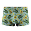 Banana Leaf Avocado Pattern Print Men's Boxer Briefs