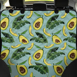 Banana Leaf Avocado Pattern Print Pet Car Back Seat Cover