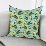 Banana Leaf Avocado Pattern Print Pillow Cover