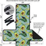 Banana Leaf Avocado Pattern Print Recliner Protector