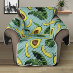 Banana Leaf Avocado Pattern Print Recliner Protector