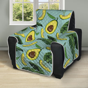 Banana Leaf Avocado Pattern Print Recliner Protector