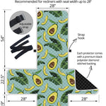 Banana Leaf Avocado Pattern Print Recliner Protector