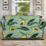 Banana Leaf Avocado Pattern Print Sofa Protector