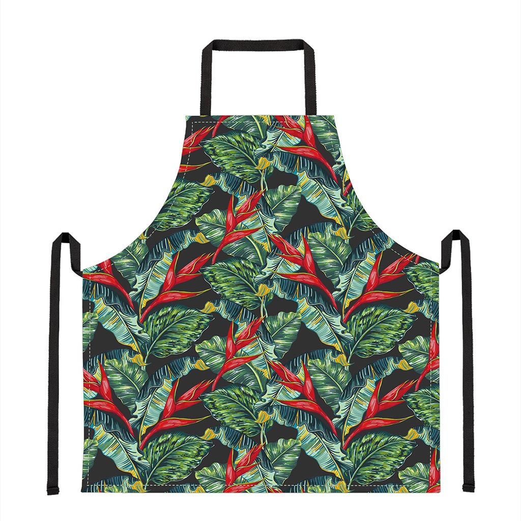 Banana Leaf Hawaiian Pattern Print Apron