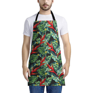 Banana Leaf Hawaiian Pattern Print Apron