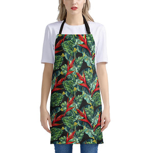 Banana Leaf Hawaiian Pattern Print Apron