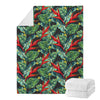 Banana Leaf Hawaiian Pattern Print Blanket