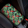 Banana Leaf Hawaiian Pattern Print Car Center Console Cover