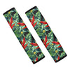 Banana Leaf Hawaiian Pattern Print Car Seat Belt Covers