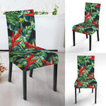Banana Leaf Hawaiian Pattern Print Dining Chair Slipcover