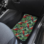 Banana Leaf Hawaiian Pattern Print Front and Back Car Floor Mats