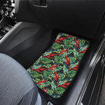 Banana Leaf Hawaiian Pattern Print Front Car Floor Mats