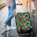 Banana Leaf Hawaiian Pattern Print Luggage Cover GearFrost