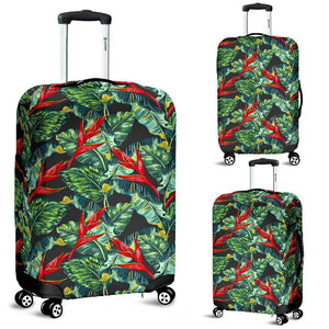 Banana Leaf Hawaiian Pattern Print Luggage Cover GearFrost