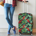 Banana Leaf Hawaiian Pattern Print Luggage Cover