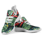 Banana Leaf Hawaiian Pattern Print Mesh Knit Shoes GearFrost