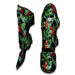 Banana Leaf Hawaiian Pattern Print Muay Thai Shin Guard