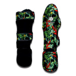 Banana Leaf Hawaiian Pattern Print Muay Thai Shin Guard