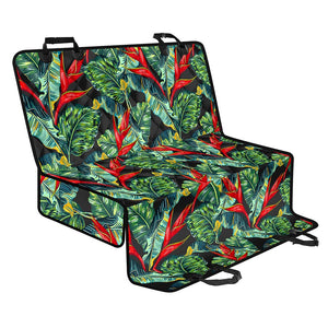 Banana Leaf Hawaiian Pattern Print Pet Car Back Seat Cover