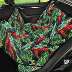 Banana Leaf Hawaiian Pattern Print Pet Car Back Seat Cover