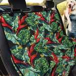 Banana Leaf Hawaiian Pattern Print Pet Car Back Seat Cover