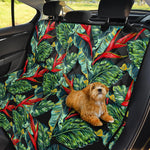 Banana Leaf Hawaiian Pattern Print Pet Car Back Seat Cover