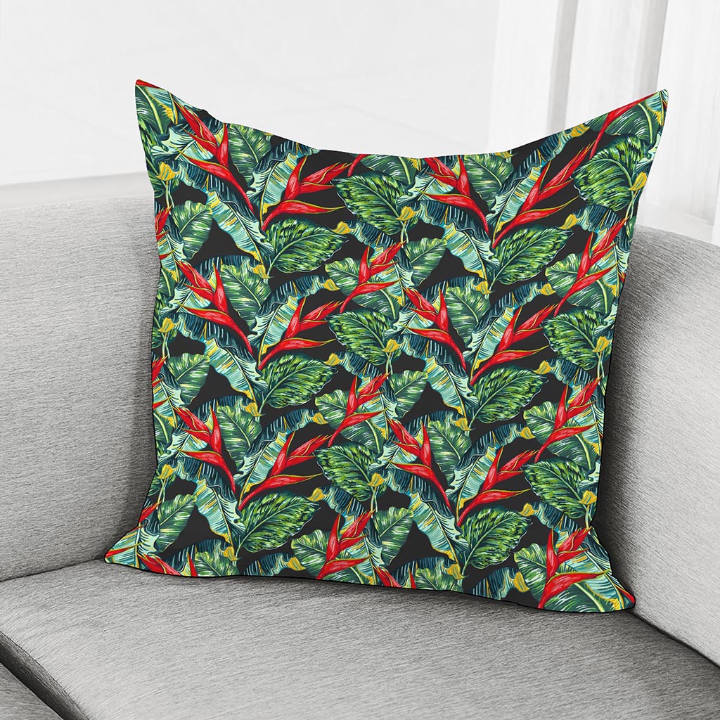 Banana Leaf Hawaiian Pattern Print Pillow Cover