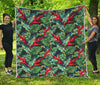 Banana Leaf Hawaiian Pattern Print Quilt