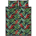 Banana Leaf Hawaiian Pattern Print Quilt Bed Set