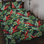 Banana Leaf Hawaiian Pattern Print Quilt Bed Set