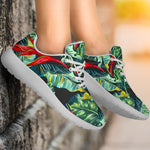 Banana Leaf Hawaiian Pattern Print Sport Shoes GearFrost