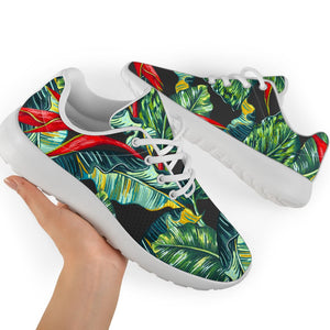 Banana Leaf Hawaiian Pattern Print Sport Shoes GearFrost