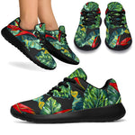 Banana Leaf Hawaiian Pattern Print Sport Shoes GearFrost