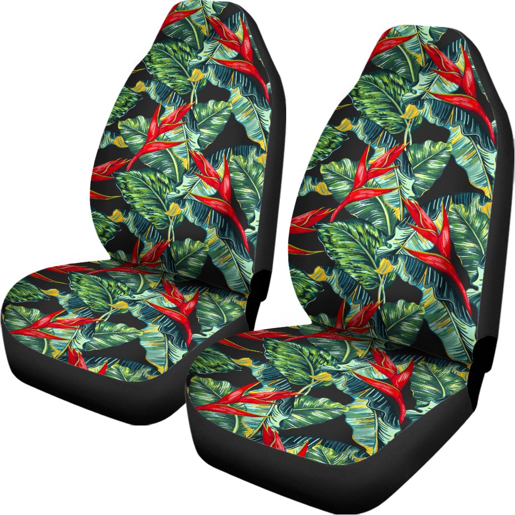 Banana Leaf Hawaiian Pattern Print Universal Fit Car Seat Covers