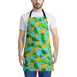 Banana Leaf Pattern Print Apron