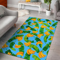 Banana Leaf Pattern Print Floor Mat