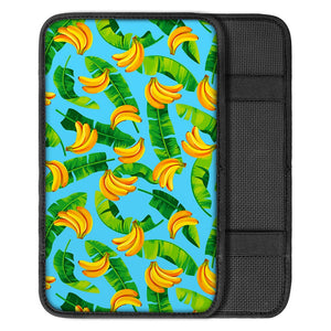 Banana Leaf Pattern Print Car Center Console Cover