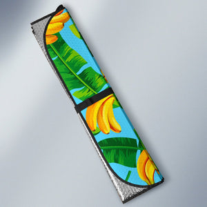 Banana Leaf Pattern Print Car Sun Shade GearFrost