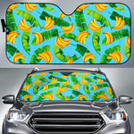 Banana Leaf Pattern Print Car Sun Shade GearFrost