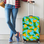 Banana Leaf Pattern Print Luggage Cover GearFrost