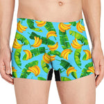 Banana Leaf Pattern Print Men's Boxer Briefs