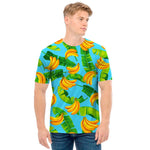 Banana Leaf Pattern Print Men's T-Shirt