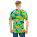Banana Leaf Pattern Print Men's T-Shirt