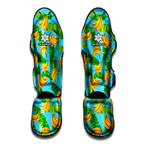 Banana Leaf Pattern Print Muay Thai Shin Guard